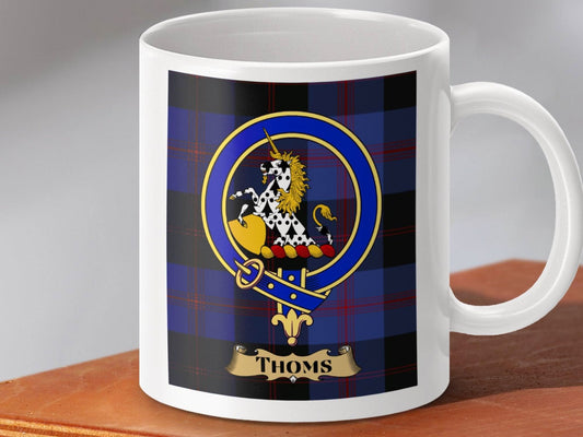 Personalized Thoms Crest Coffee Mug Custom Product Type