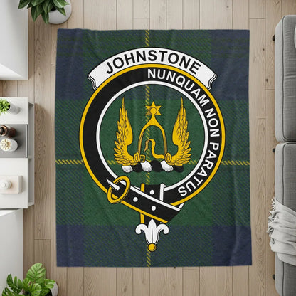 Johnstone Nunquam Non Paratus emblem blanket product