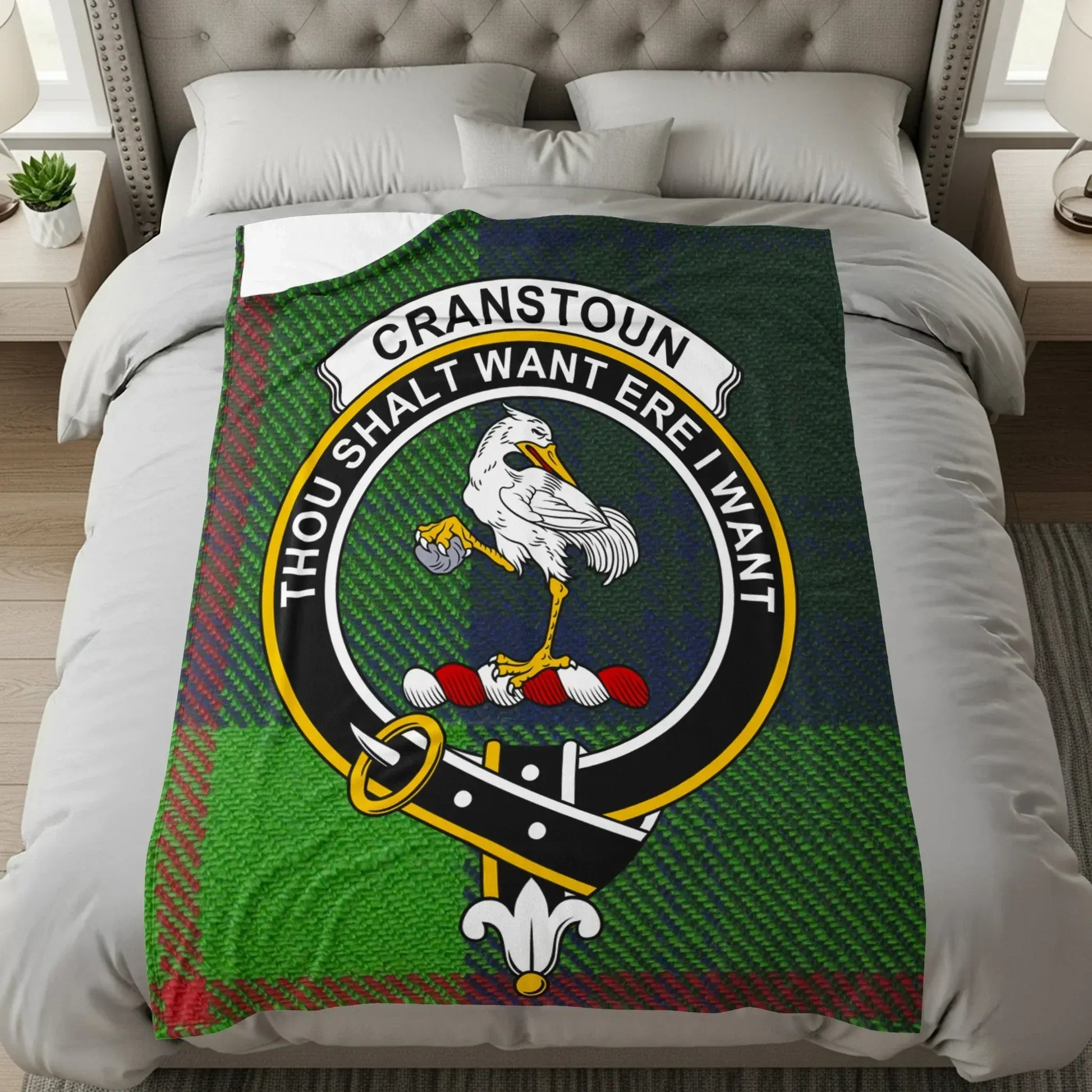 Cranston Family Crest Woven Blanket product