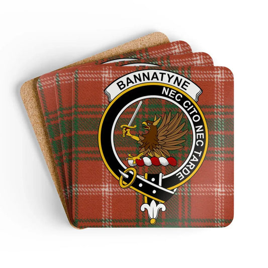 Bannatyne Nec Cito Nec Tarde Clan Crest Coaster product