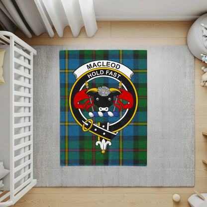 Macleod Hold Fast Tartan Personalized Rug product