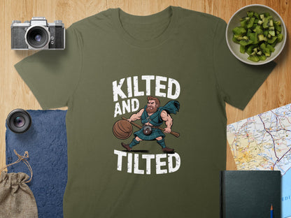 Kilted and Tilted Unique Novelty Graphic Shirt product
