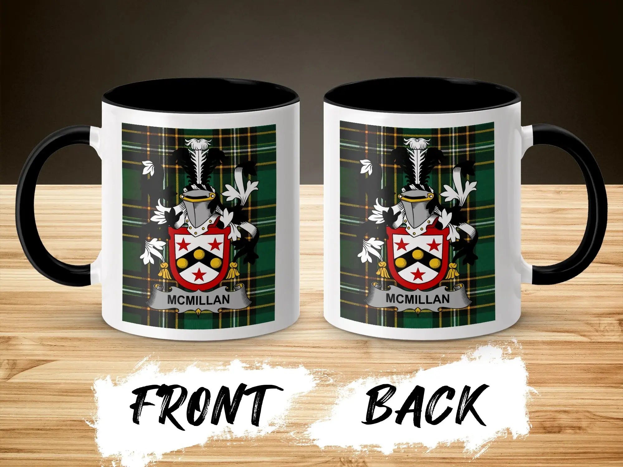 McMillan Irish National Tartan ceramic accent mug
