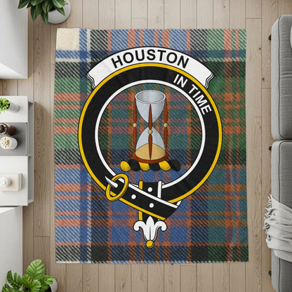Houston In Time Tartan Patterned Rug product