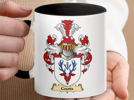 Coutts Scottish Clan Accent Coffee Mug - Living Stone Gifts