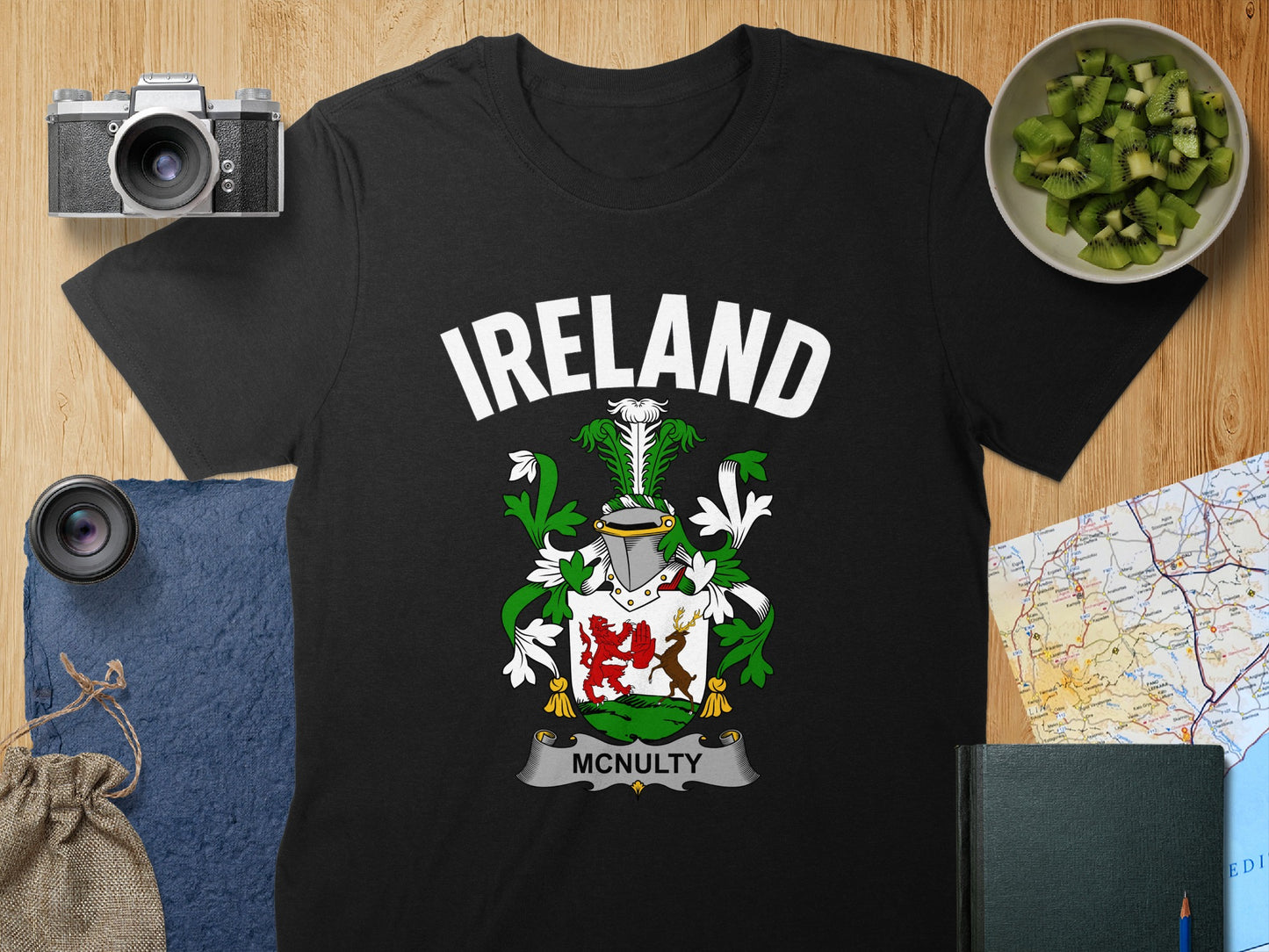 Ireland McNulty Crest Design T-shirt
