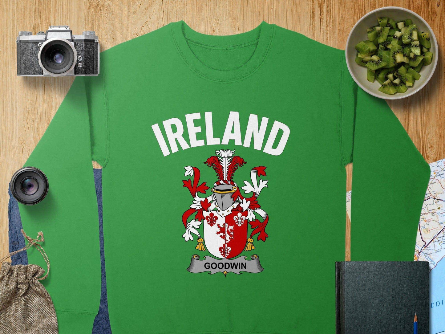 Ireland Goodwin Family Crest Green Sweatshirt product