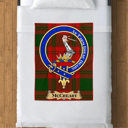 Scottish Clan McCreary Tartan Throw Blanket - Living Stone Gifts