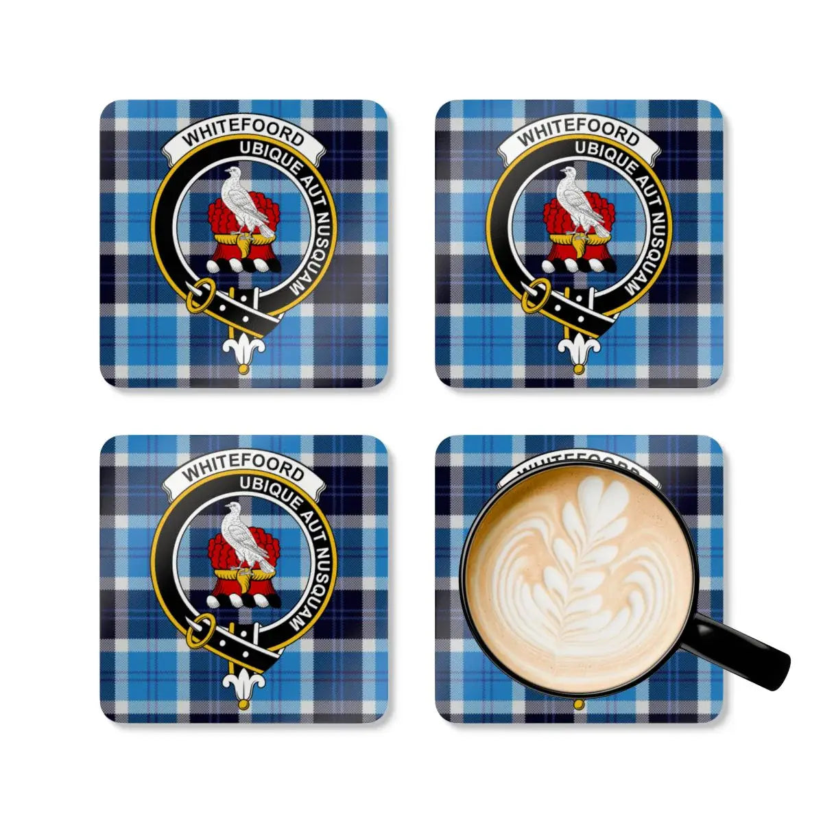 Whitefoord Ubiquelul Insignia Checkered Coaster product