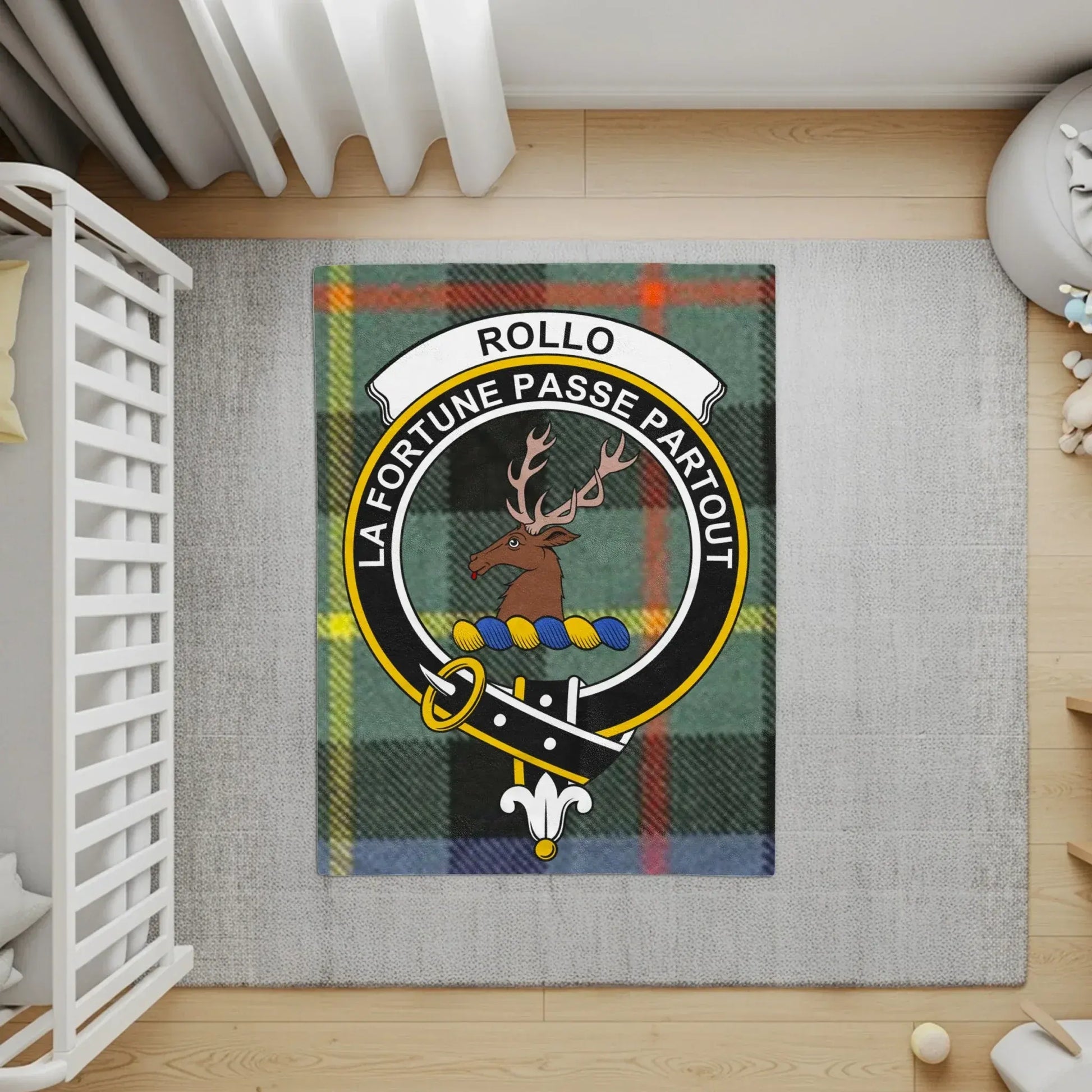 Rollo La Fortune Passe Partout Plaid Pattern product