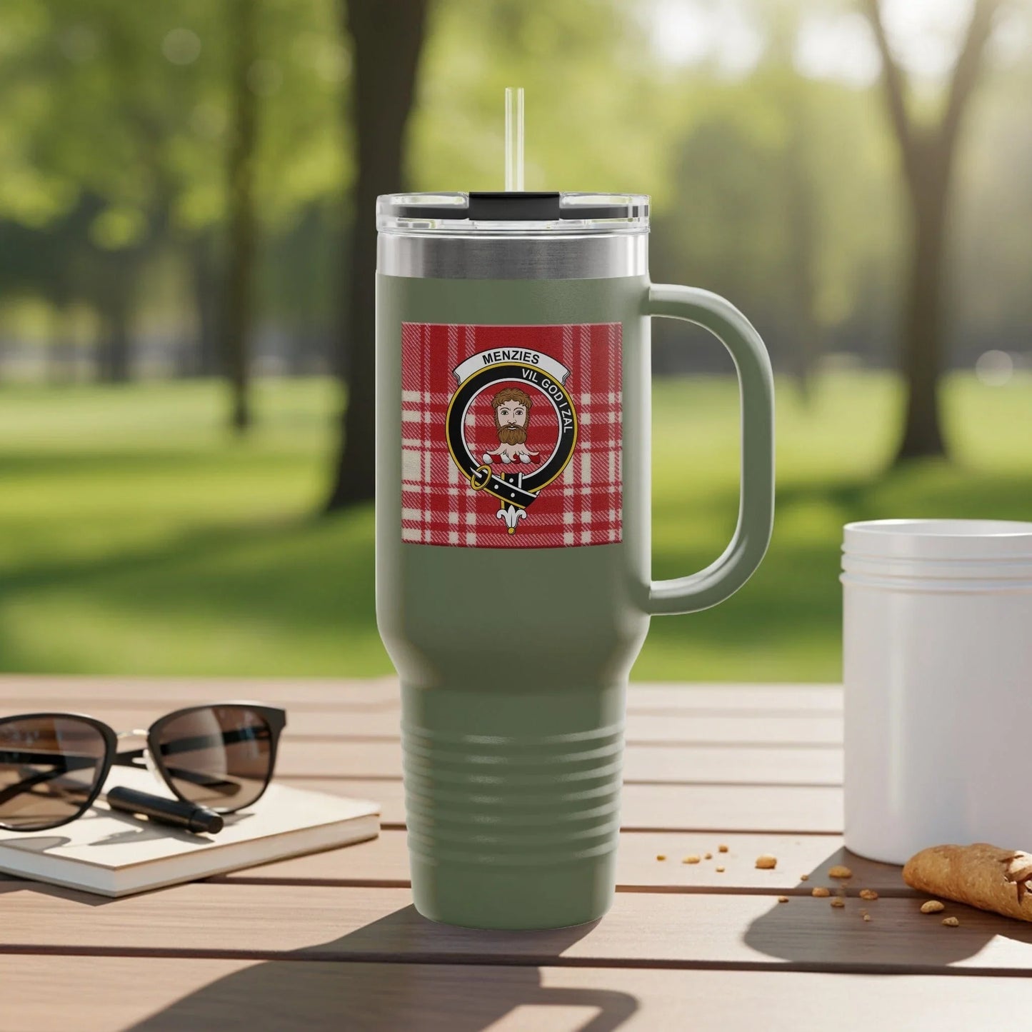 Menzies Tartan Personalized Insulated Drinkware Product
