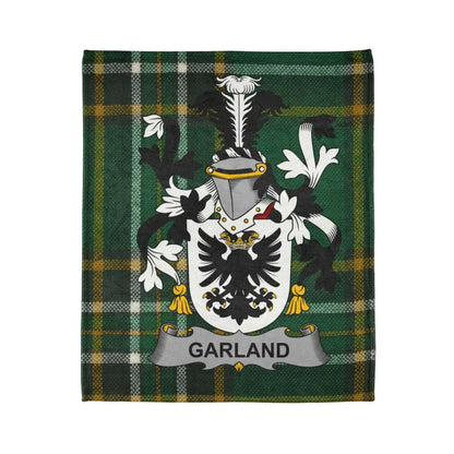 Garland Green Tartan Plaid Design Fleece Blanket product