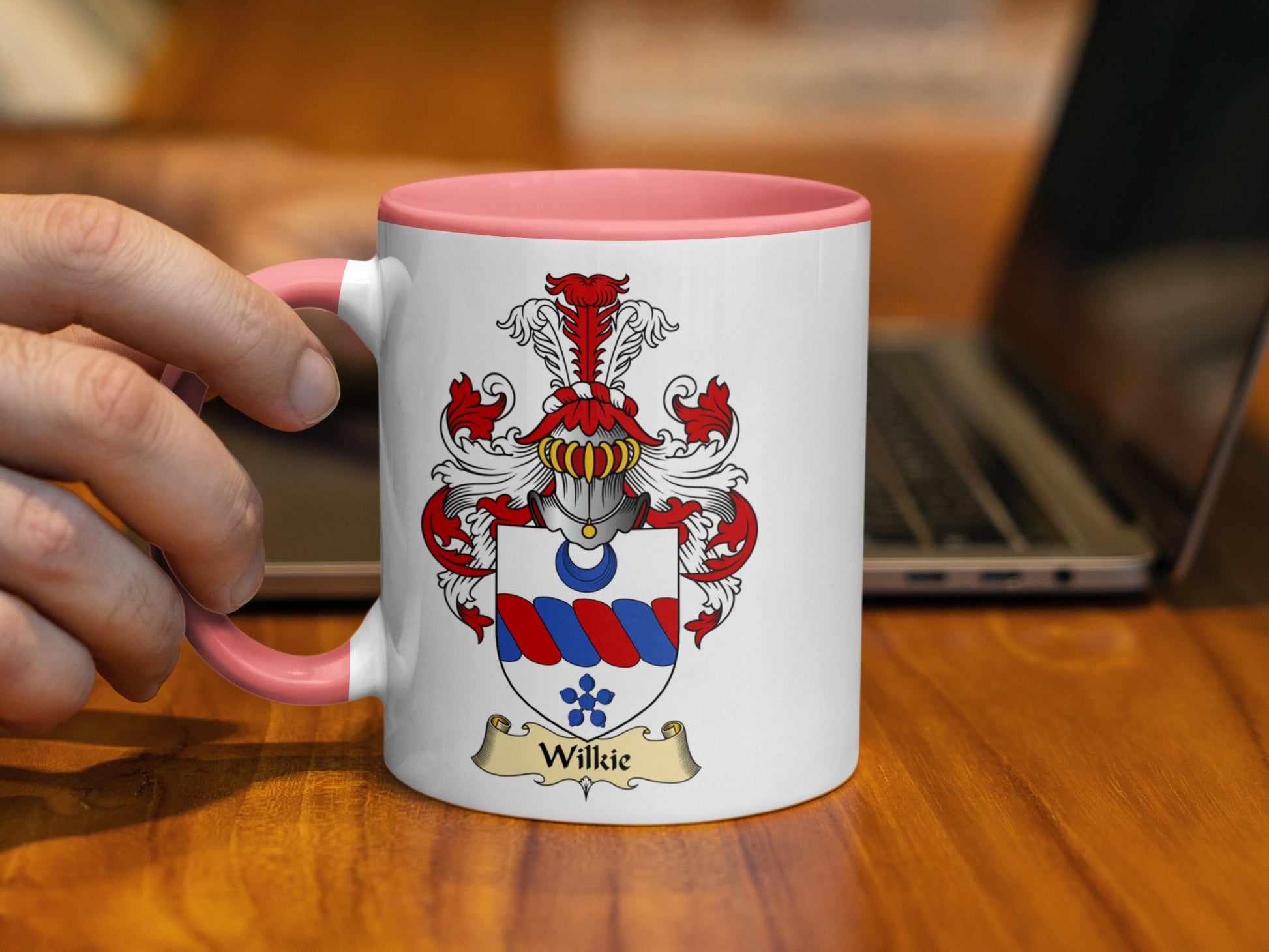 Clan Wilkie Scottish Coat of Arms Mug - Living Stone Gifts