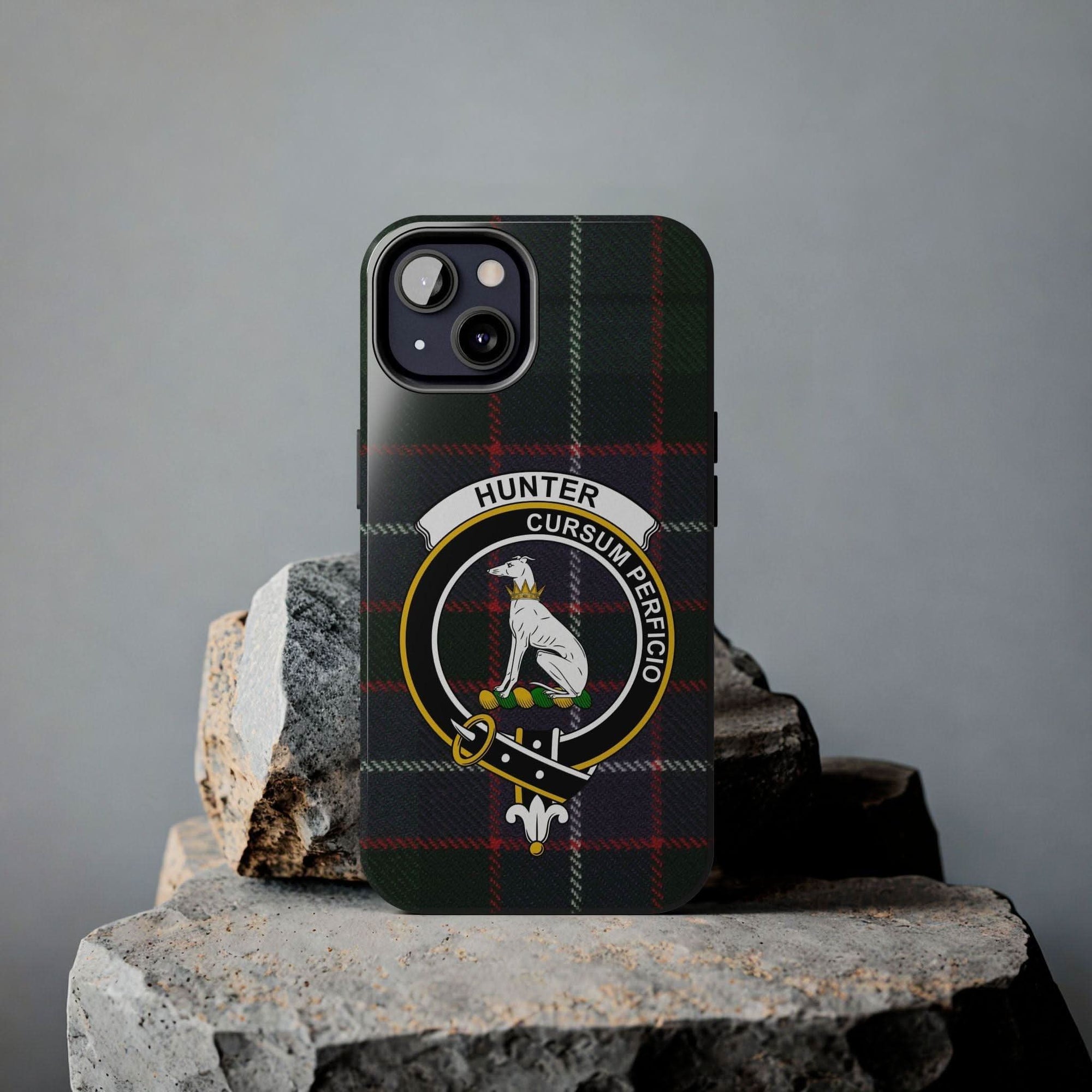 Hunter Clan Scottish Tartan Cell Phone Case - Celtic Ancestry Gifts