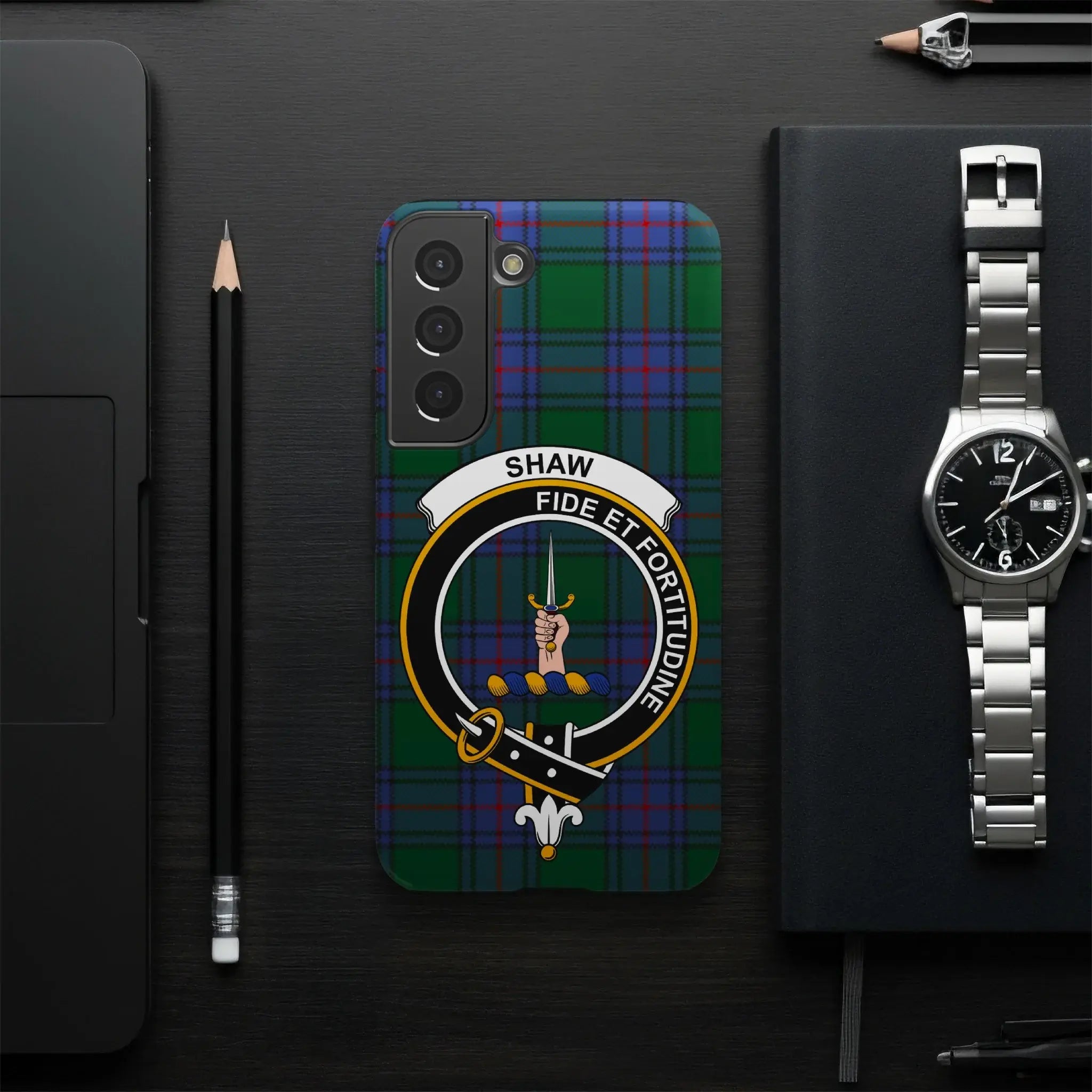 Shaw Crest Tartan Phone Case for a Stylish Look