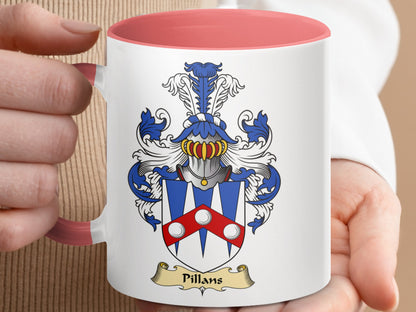 Clan Pillans Scottish Coat of Arms Mug - Living Stone Gifts