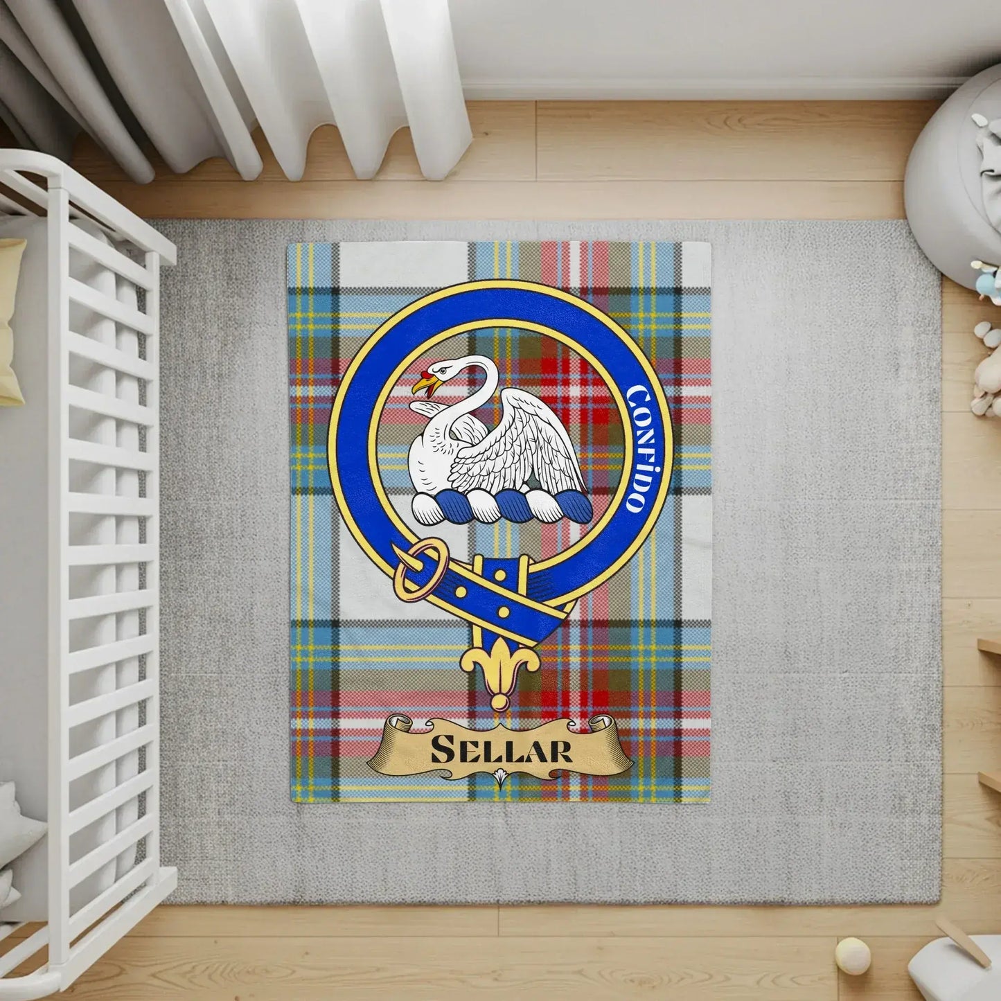 Scottish Clan Crest Pattern Print Design Product