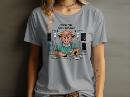 Critical Care Moo-st Have Calm Graphic T-Shirt - Celtic Ancestry Gifts