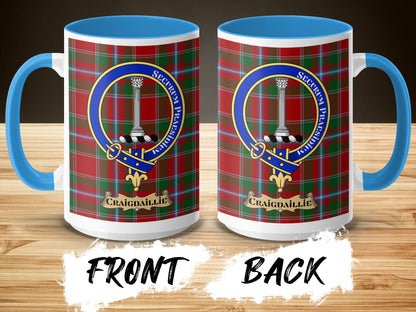 Craigdaillie Scottish Plaid Design Mug - Living Stone Gifts