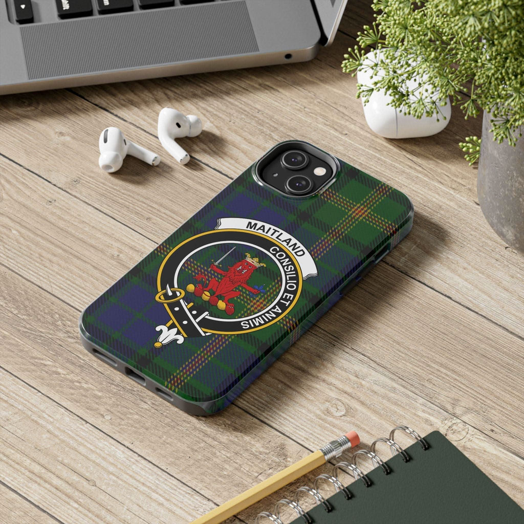 Maitland Clan Scottish Tartan Cell Phone Case - Celtic Ancestry Gifts