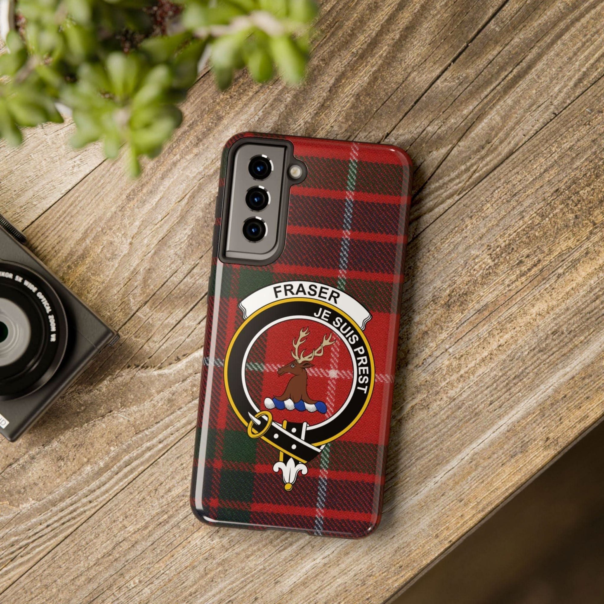 Fraser Clan Scottish Tartan Cell Phone Case - Celtic Ancestry Gifts