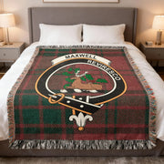 Maxwell Scottish Crest Woven Blanket – 100% Cotton