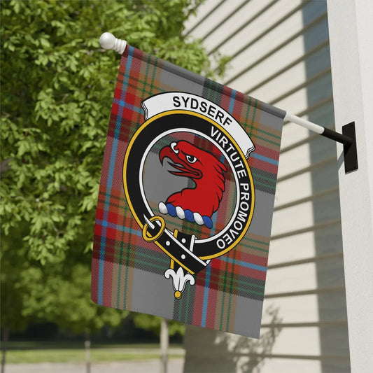 Clan Sydserf Virtute Promovet Family Crest Flag product type