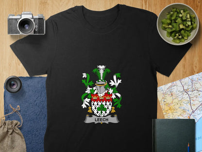 Leech Family Crest Emblem Heritage T-Shirt