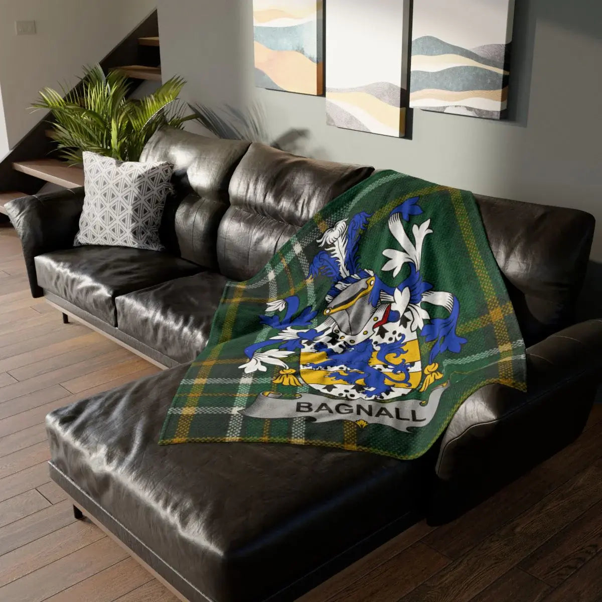 Family Crest Personalized Blanket Home Decor product type