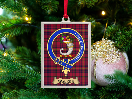 Customizable Walker Clan Tartan Ornament product