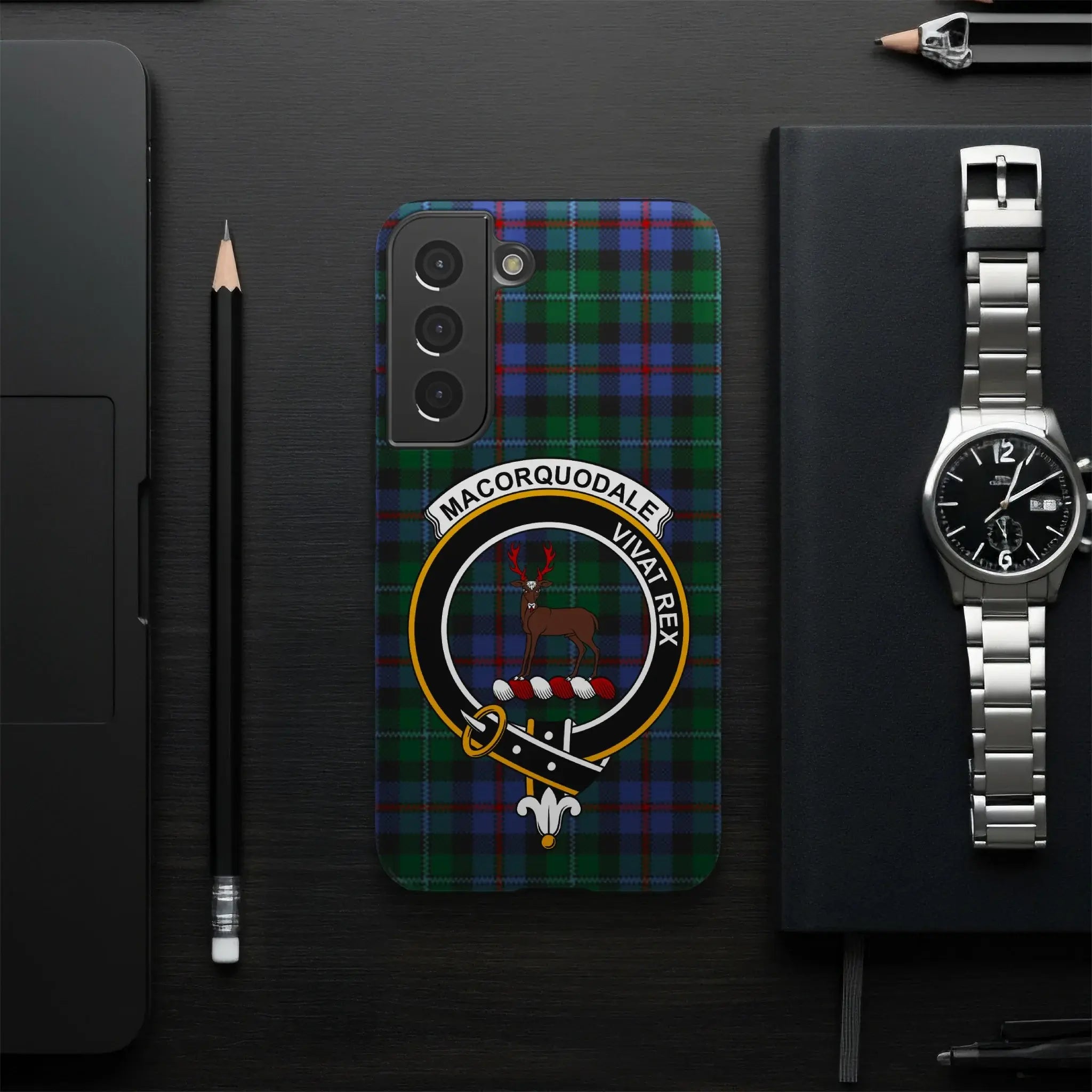 Macorquodale Vivat Rex Tartan Phone Case