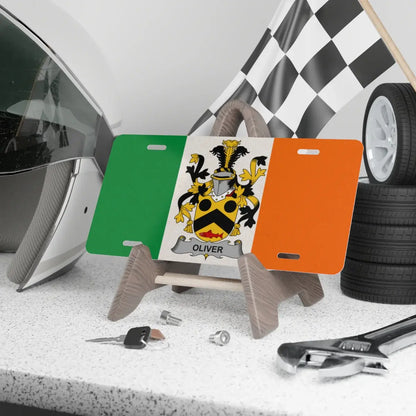 Personalized Irish Family Crest License Plate product