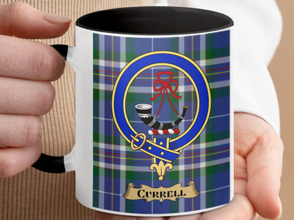 Clan Campbell Scottish Tartan Crest Mug - Living Stone Gifts