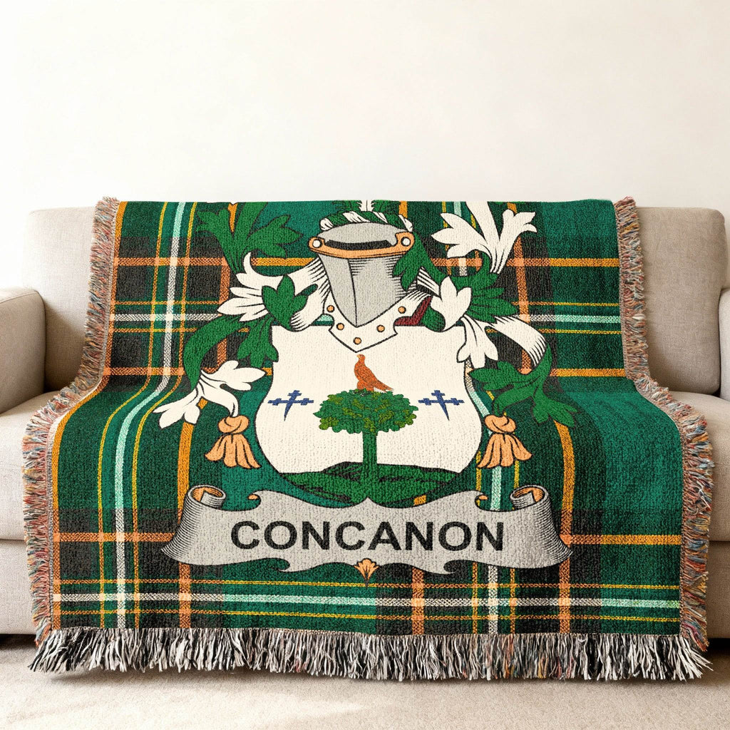 Concannon Clan Crest Plaid Family Heritage Design product type