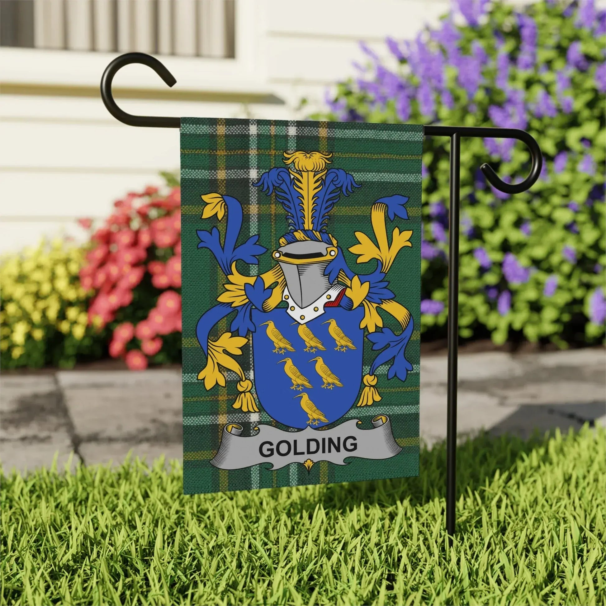 Personalized Family Crest Garden Flag product