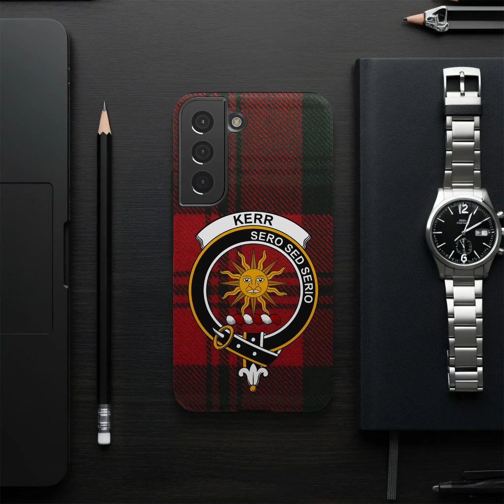 Kerr tartan Sero Sed Serio custom phone case — slim profile, precise port cutouts