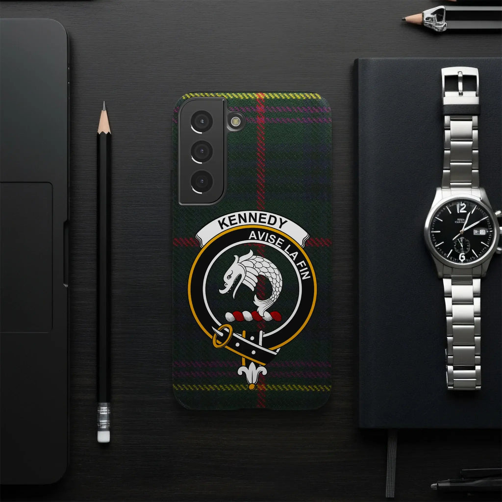 Kennedy Avise La Fin clan crest phone case — slim profile, precise port cutouts