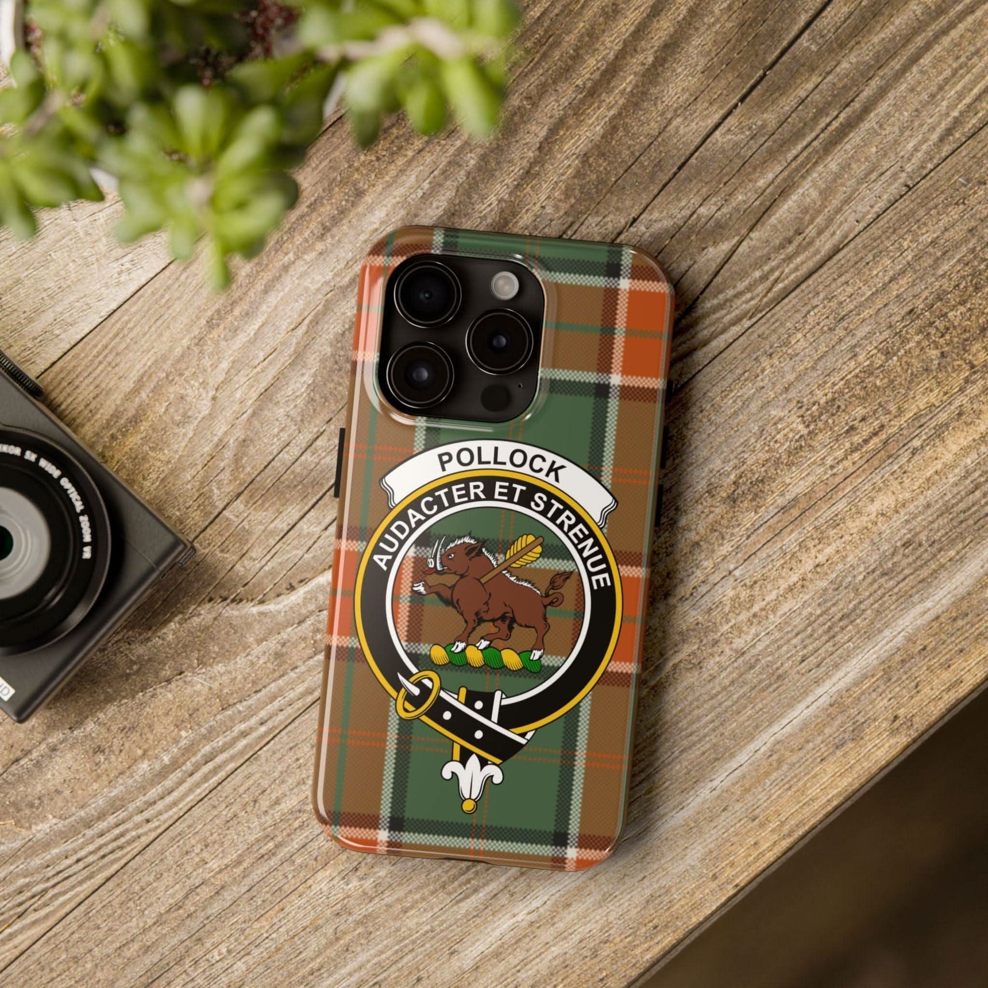 Pollock Clan Scottish Tartan Cell Phone Case - Celtic Ancestry Gifts