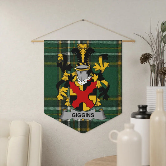 GIGGINS Coat of Arms Tartan Wall Hanging Decor product