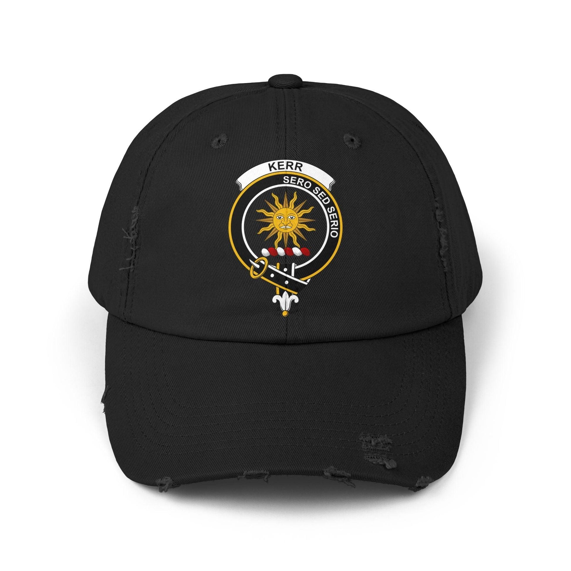 Kerr Clan Crest Vintage Distressed Baseball Cap - Celtic Ancestry Gifts