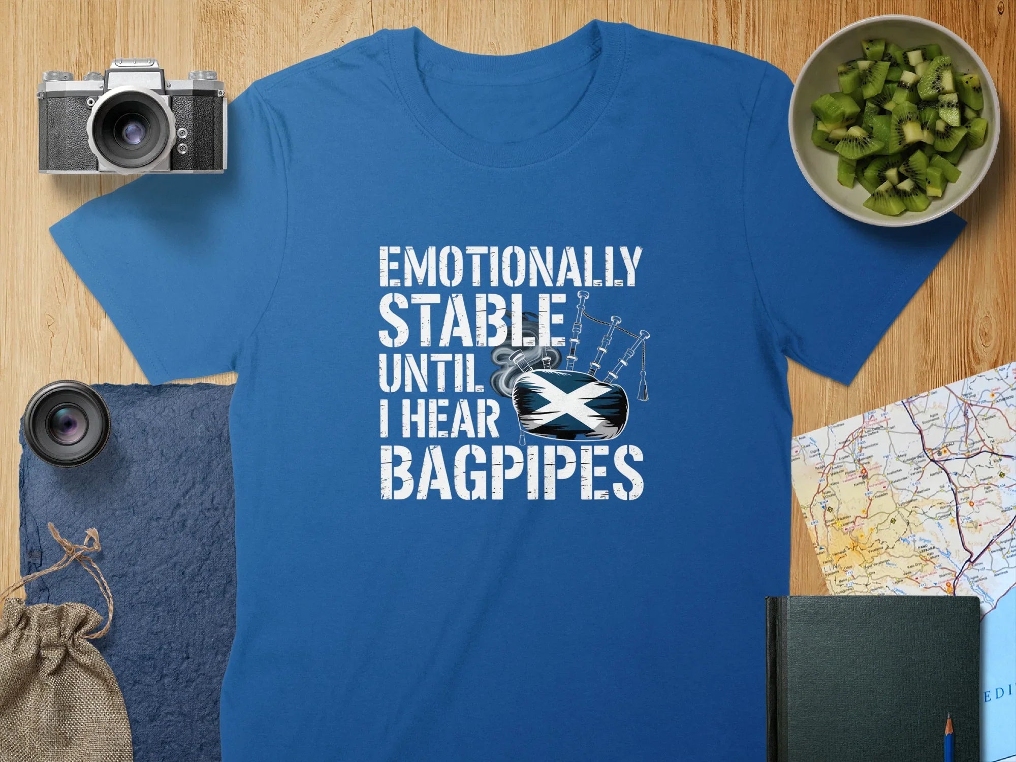 Emotionally Stable Until I Hear Bagpipes T-shirt product