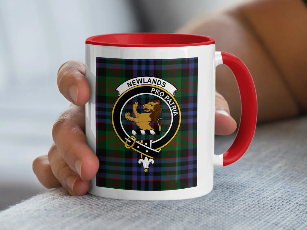 Newlands Pro Patria Plaid Design Ceramic Mug