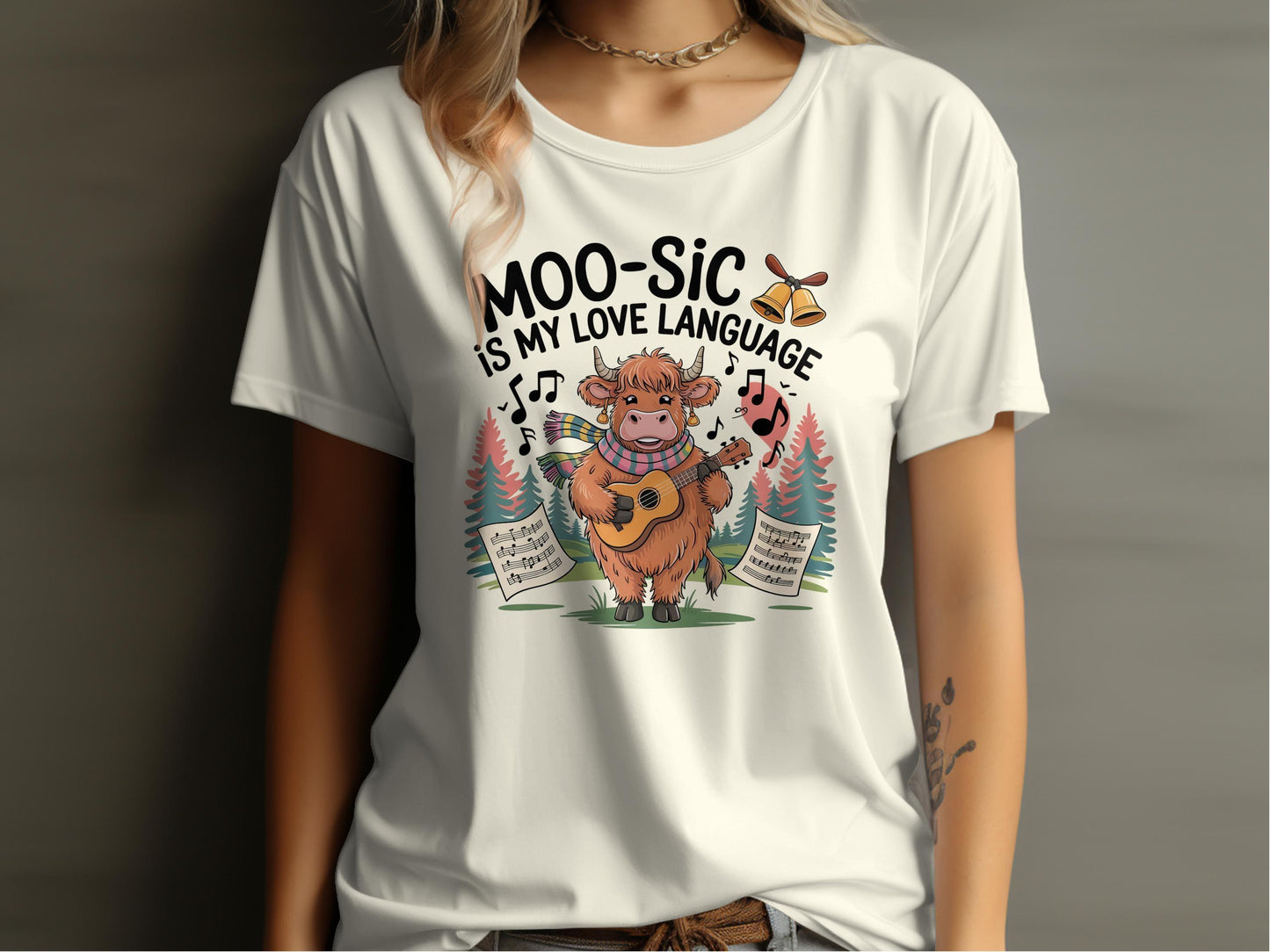 Moo-Sic Is My Love Language T-Shirt product
