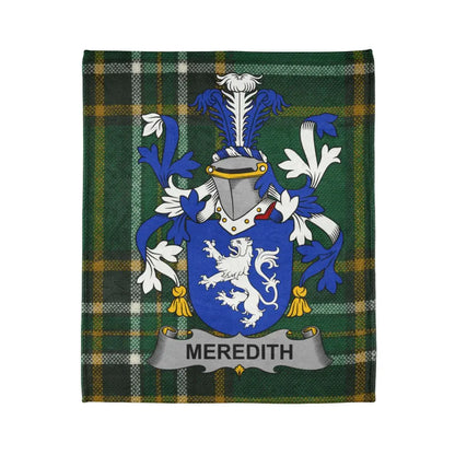 Meredith Coat of Arms Tartan Plaid Blanket product
