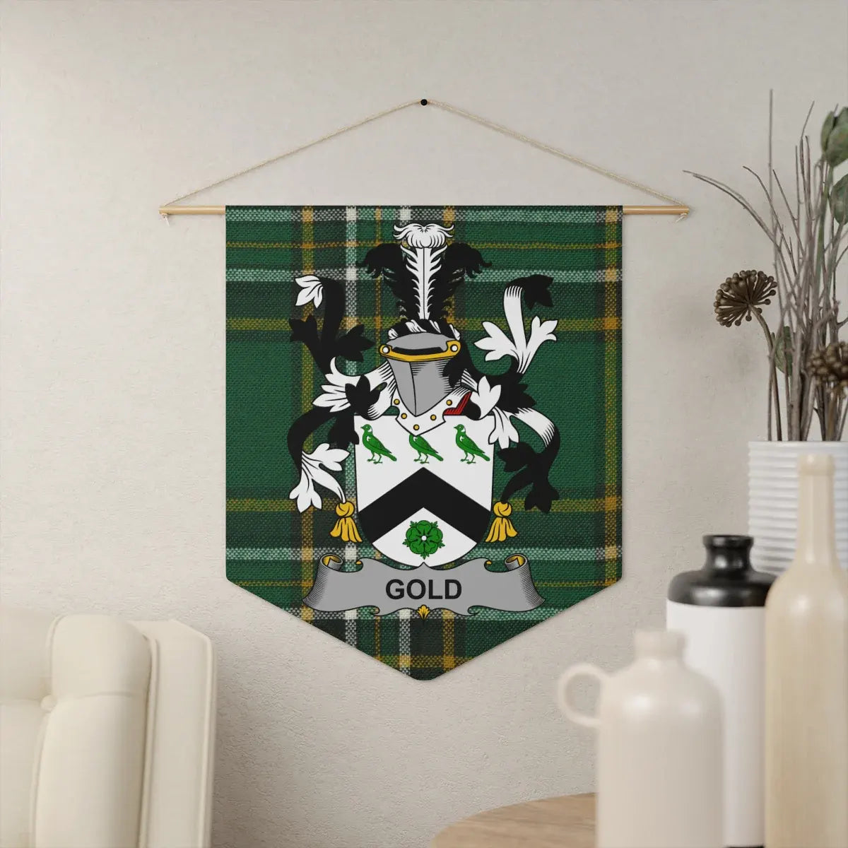 Family Crest Hanging Wall Banner Home Decor product