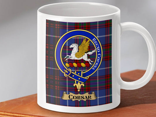 Regal Corsar Emblem Plaid Design Ceramic Mug product