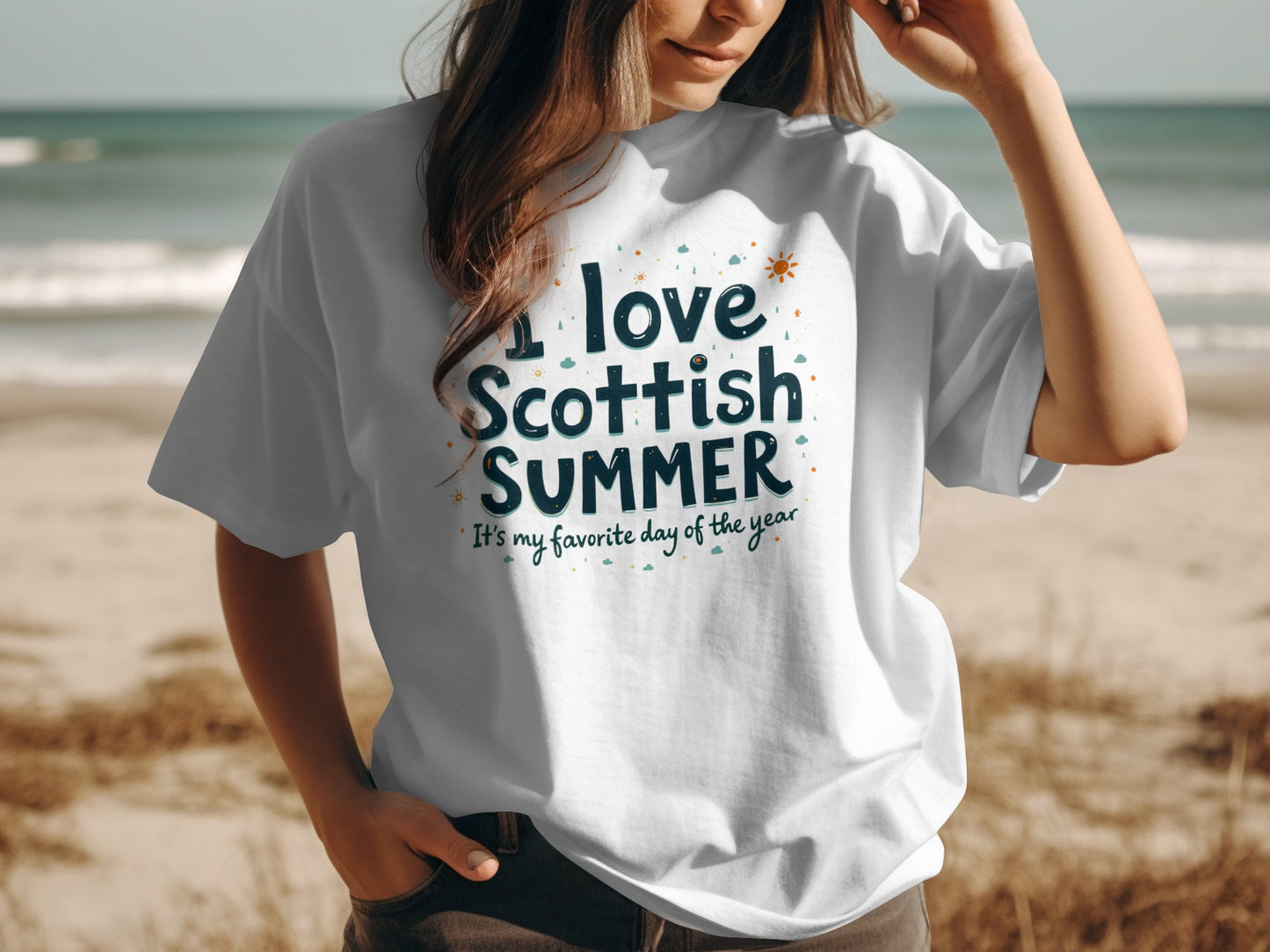 Celebrate Scottish Summer Fun with I Love Quote T-Shirt - Living Stone Gifts