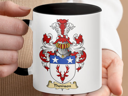 Thomson Scottish Clan Coat of Arms Mug - Living Stone Gifts