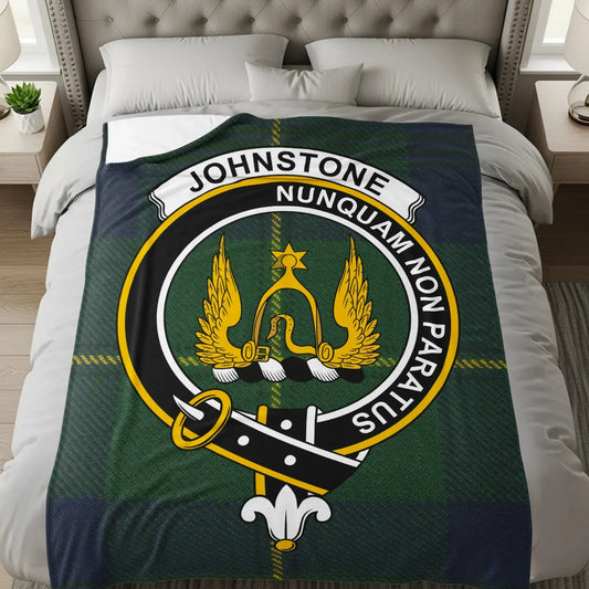 Johnstone Nunquam Non Paratus Slogan Blanket product type