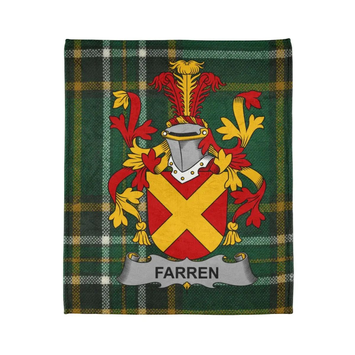 Farren Family Crest Tartan Blanket product type